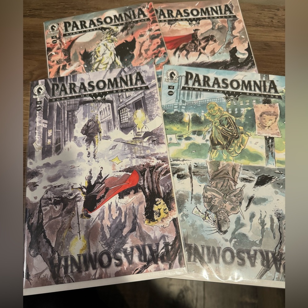 Parasomnia comic series - full set